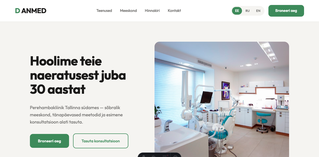 Dental Clinic redesign