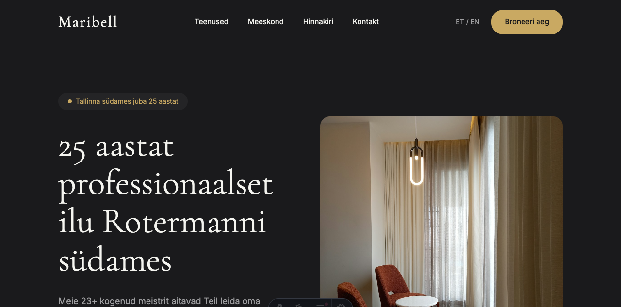 Beauty Salon redesign